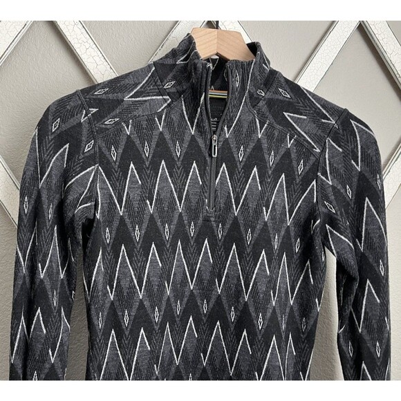 Smartwool Women's S Merino Wool NTS Mid 250 Zip Turtleneck Top Base Layer - Picture 2 of 7